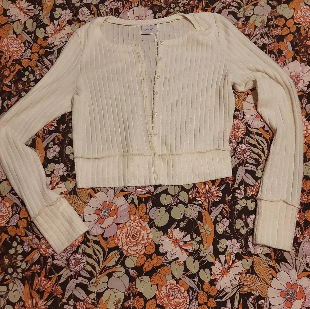 Out From Under Ribbed Cardigan - Picture 1 of 16